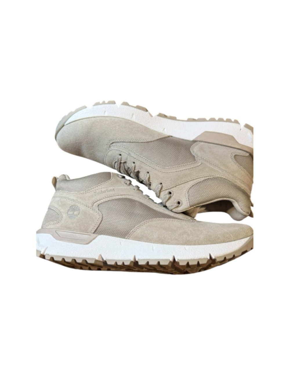 Men's Timberland Voyager Park Mid Lace Sneakers 12 Beige